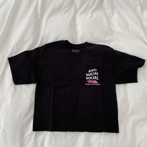 Anti social social distancing crop top